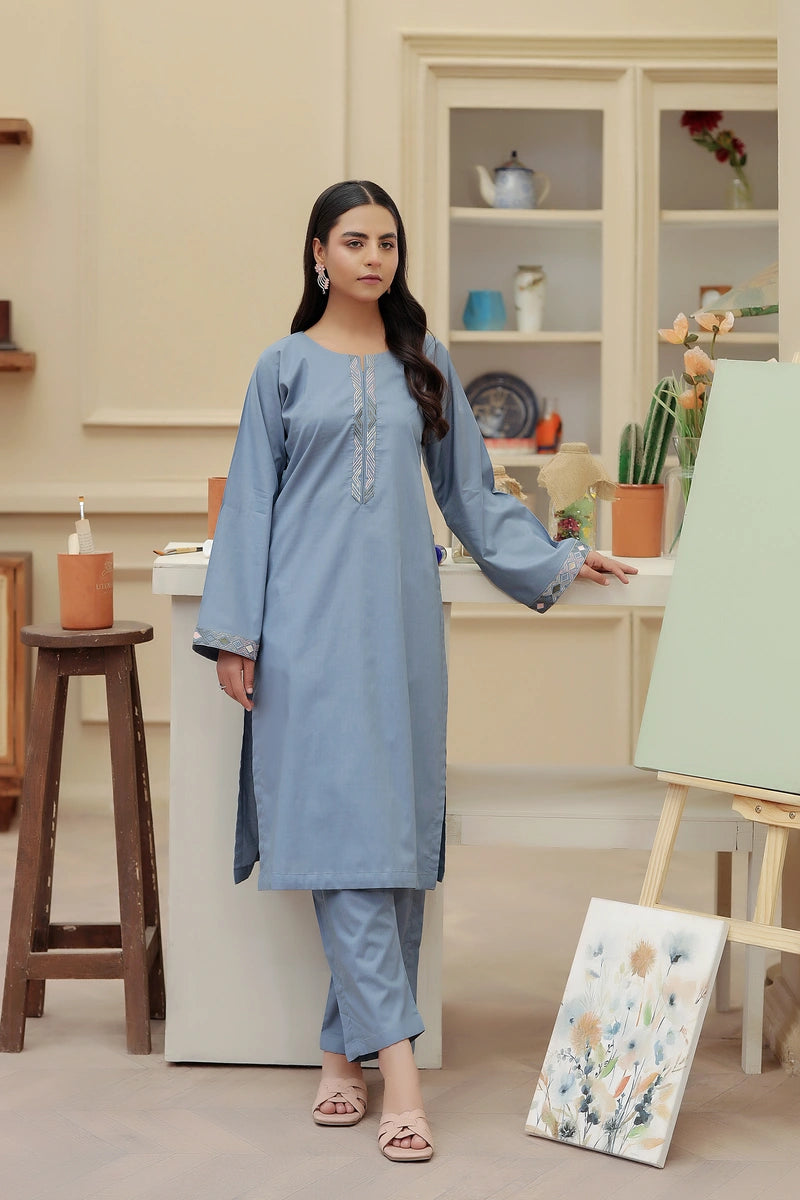 KW-114 | 2 Piece Stitched Lawn