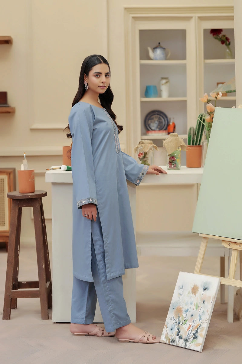 KW-114 | 2 Piece Stitched Lawn